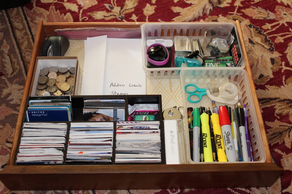 Organizing the Desk Junk Drawer :: Organizing Wonders