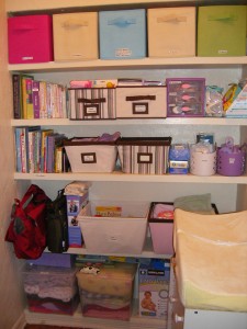Organizing Wonders Baby Nook
