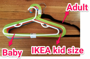 baby clothes size hangers